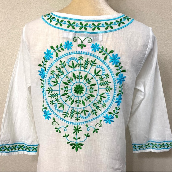 Gretchen Scott Hand-Embroidered Tunic - Picture 6 of 10